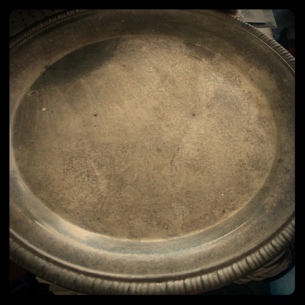 Pewter plate